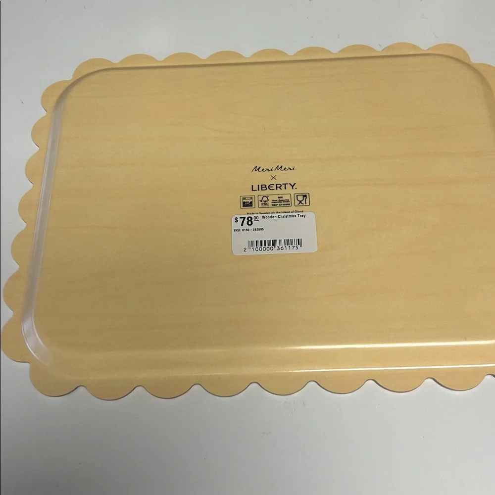 Meri meri wooden tray